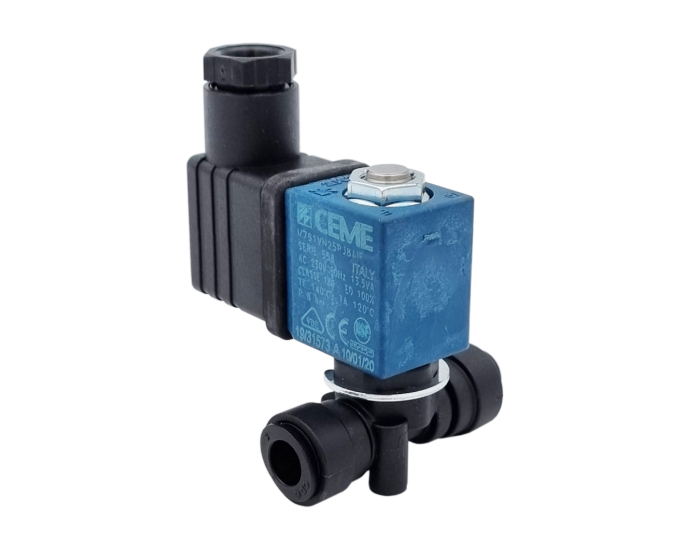 PPA solenoid valve EV 791 direct acting 24V DC push fit connection 6mm